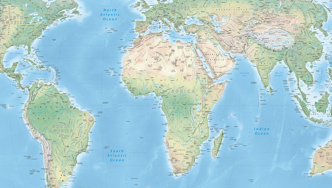 At last, Africa in its full-sized glory
